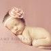 The ANTIQUE VICTORIAN Gorgeous Rose Headband with Soft Ruffled Band - Amazing Photo Prop - Vintage Stunner - Love - M2M Top Available