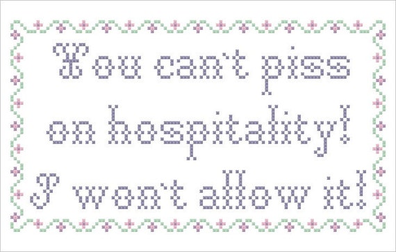 Items similar to Troll 2 "You Can't Piss On Hospitality ...