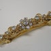 SALE Barette Gold and SWAROVSKI Crystal Rhinestones Bride Prom Formals