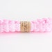 Pink Puffy Heart Ribbon xoxo
