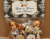 Personalized Fall in Love Fall Harvest Thanksgiving Party Favor Toppers and Hershey Kisses Sticker Labels Il_170x135