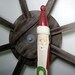 Vintage Santa Figurine Carved Wood Folk Art Christmas 20 in Tall
