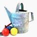 Vintage Watering Can 1940s Galvanized Steel No. 10 Home and Garden