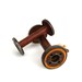 Antique Wooden Bobbins Vintage Textile Spools Rustic Home Decor