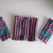 Already Thinking Spring Pink and Green Matching Set - Cowl and Fingerless Gloves