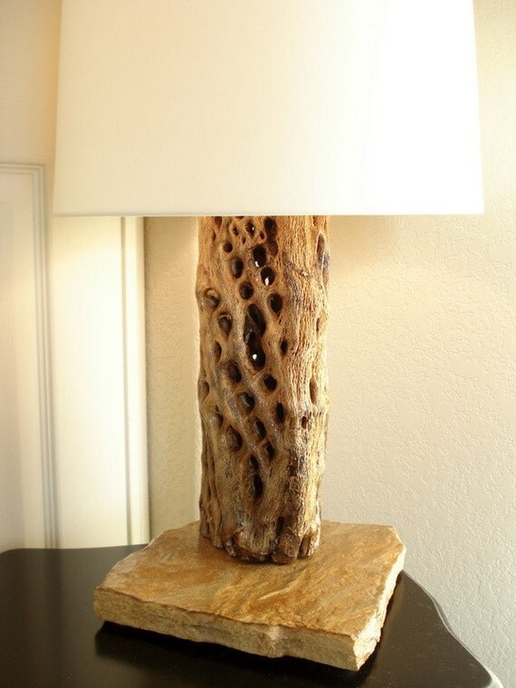 Items similar to Chunky Urban Hand Crafted Cholla Cactus Wood Table ...