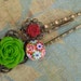 Antique Brass Bobby Pins,Flower Filigree Hair Pins, Hair Accessories,Bobby pin set - By Naz Creations