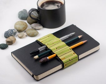 Journal Bandolier / Bamboo / alt pencil case