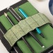 Adjustable Bandolier / pencil case upgrade / green vines