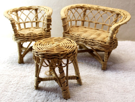 cane dolls furniture