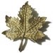 Large Vintage Leaf Brooch