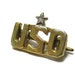 Small Vintage Gold Tone USO Pin