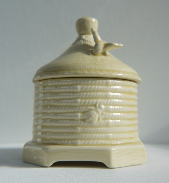 Honey Pot Preserves Jar 1930s Crown Devon England by Yonks on Etsy