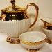RESERVED FOR EMMIE - Teapot Creamer Sugar Bowl Royal Winton Grimwades Gold Lustre Tea Set