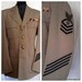 Vintage MILITARY Jacket - Official US Navy Uniform GI Blues Jacket