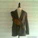 Vintage Wool Professor's Jacket with CARAMEL Suede Elbow Patches