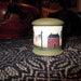 Primitive Folk Art Postage Stamp Roll Holder, Hand Painted with Acrylics