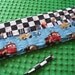 Blue Cars Crayon Roll
