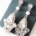 bridal earrings, chandelier earrings, swarovski earrings, teardrop earrings, bridesmaid earrings, crystal bridal