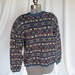 Vintage, LL Bean, Rustic Country Sweater, Cotton, Unisex, Large