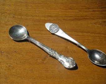 Sterling Baby Spoon Pin Brooch Mini