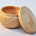 Ash burl turned box (reserved)
