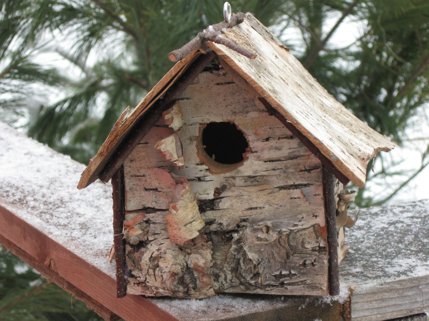 Small Birch Bark Twig House