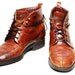 Vintage Rockport High Top Lace Up Work Boots Mens US 9 1/2