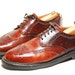 Mens 10 1/2 D Lace Up Leather Brogue Oxfords/Wingtips