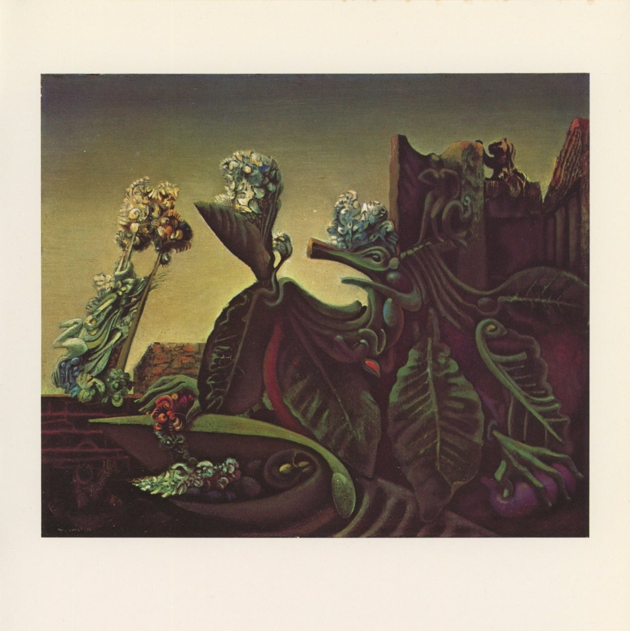 The Nymph Echo Max Ernst Antique Print USA 1975 by KingPaper