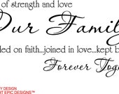 Our family is a circle of strength founded on by EpicDesignsDecor