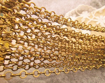 ON Sale-10 feet fantastic RAW BRASS chain-cable chain-F81