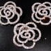 Rose Rhinestone brooch - perfect for DIY brides or crafting