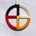 Porcupine Quilled Medicine Wheel