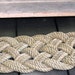 Natural Rope Rug Rustic & Nautical Decor Doormat Large 38" x 15" Beach House Mat Tan Khaki Manila Rope