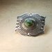 Navajo Green Turquoise Tribal Sterling Man's Belt Buckle