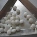 Vintage Chalk White Cabochons Round 6mm QTY - 16 LAST LOT