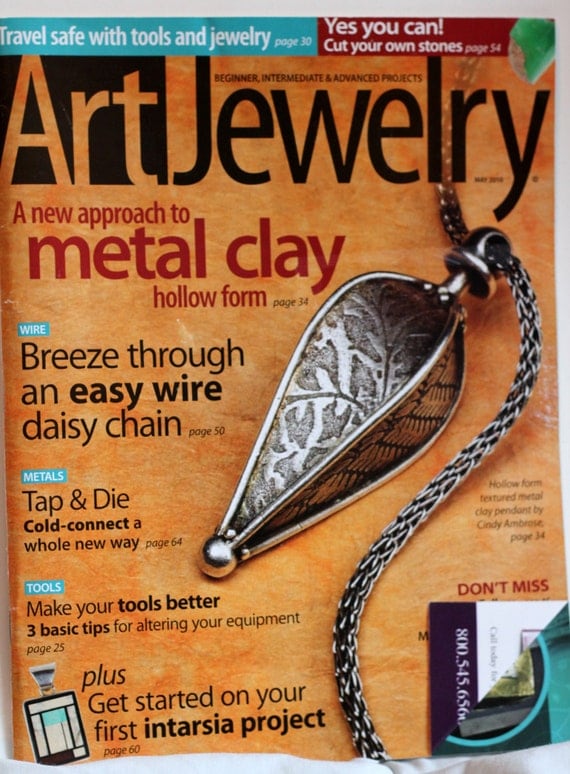 Art Jewelry May 2010 Magazine Back issue.