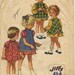 Simplicity 8419 Girls 1960s Dress and Pinafore Pattern Ruffled Neck & Raglan Sleeves in 2 Lengths Childrens Vintage Sewing Pattern Breast 23