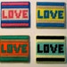 Coaster Set - LOVE Coasters