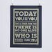 Today You Are You - Dr Seuss Quote - Pen drawn poster