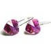 SWAROVSKI PINK HEART Earrings