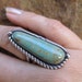 Vintage Navajo Silversmith Silver & Turquoise Size 7 Ring FREE US SHIPPING