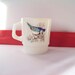 Vintage Fire King Mug of Blue Jay & Cardinal