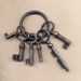 SALE Reduced from 40 - Great Antique Bunch of Keys - Rustic decor