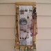 jewelry organizer jewelry storage jewelry display jewelry holder earring organizer vertical zebrawood