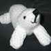 Amigurumi crocheted seal