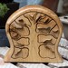 Jewelry Box of Black Oak and Burl Wood