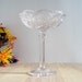 Vintage Glass Compote Pedestal - Victorian Cottage Chic