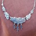 Thunder-Cloud Necklace - sterling silver - statement
